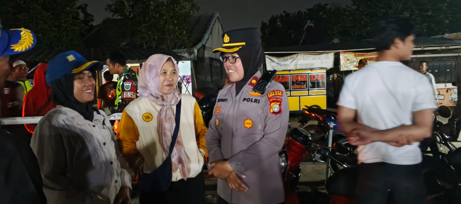 Patroli Tiga Pilar Jaga Keamanan Wilayah Sumberjaya